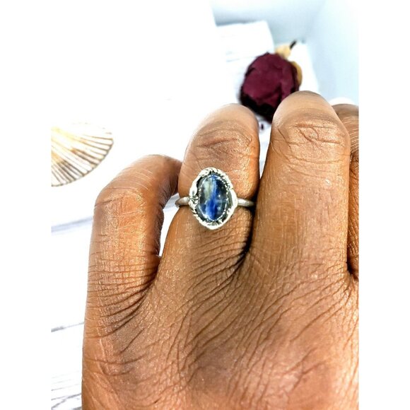 Kyanite crystal ring Size 7 - Picture 10 of 11